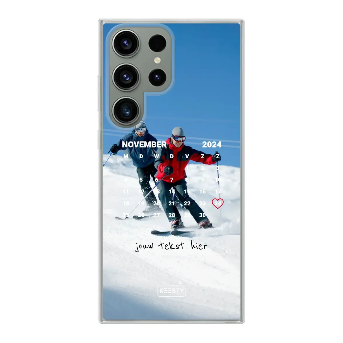 Telefoonhoesje Met Foto - Kalender cadeau - Soft hoesje