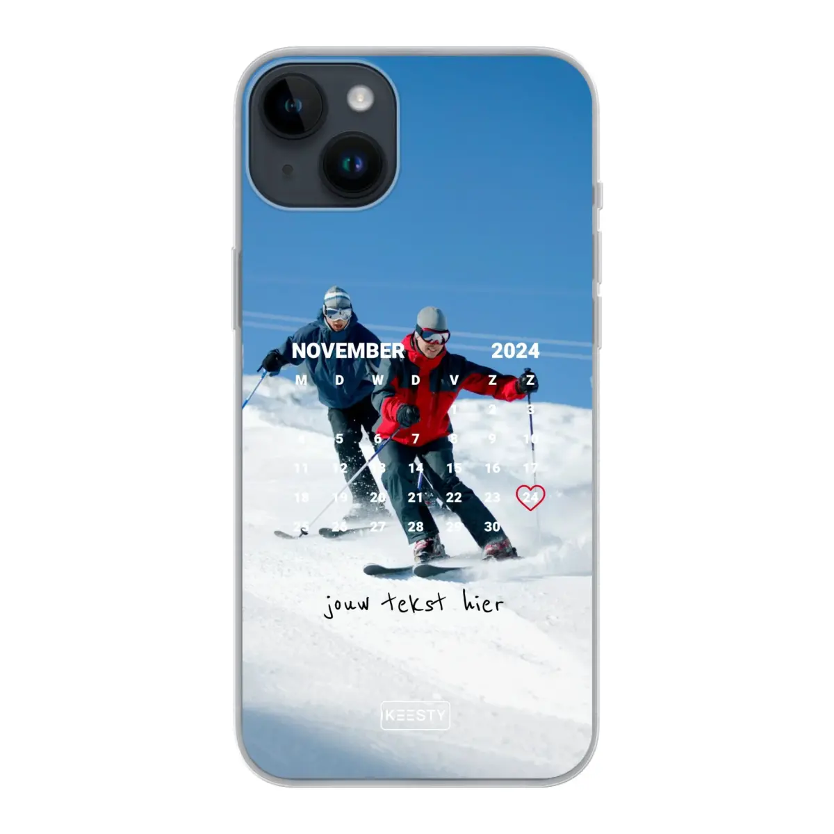 Telefoonhoesje Met Foto - Kalender cadeau - Soft hoesje