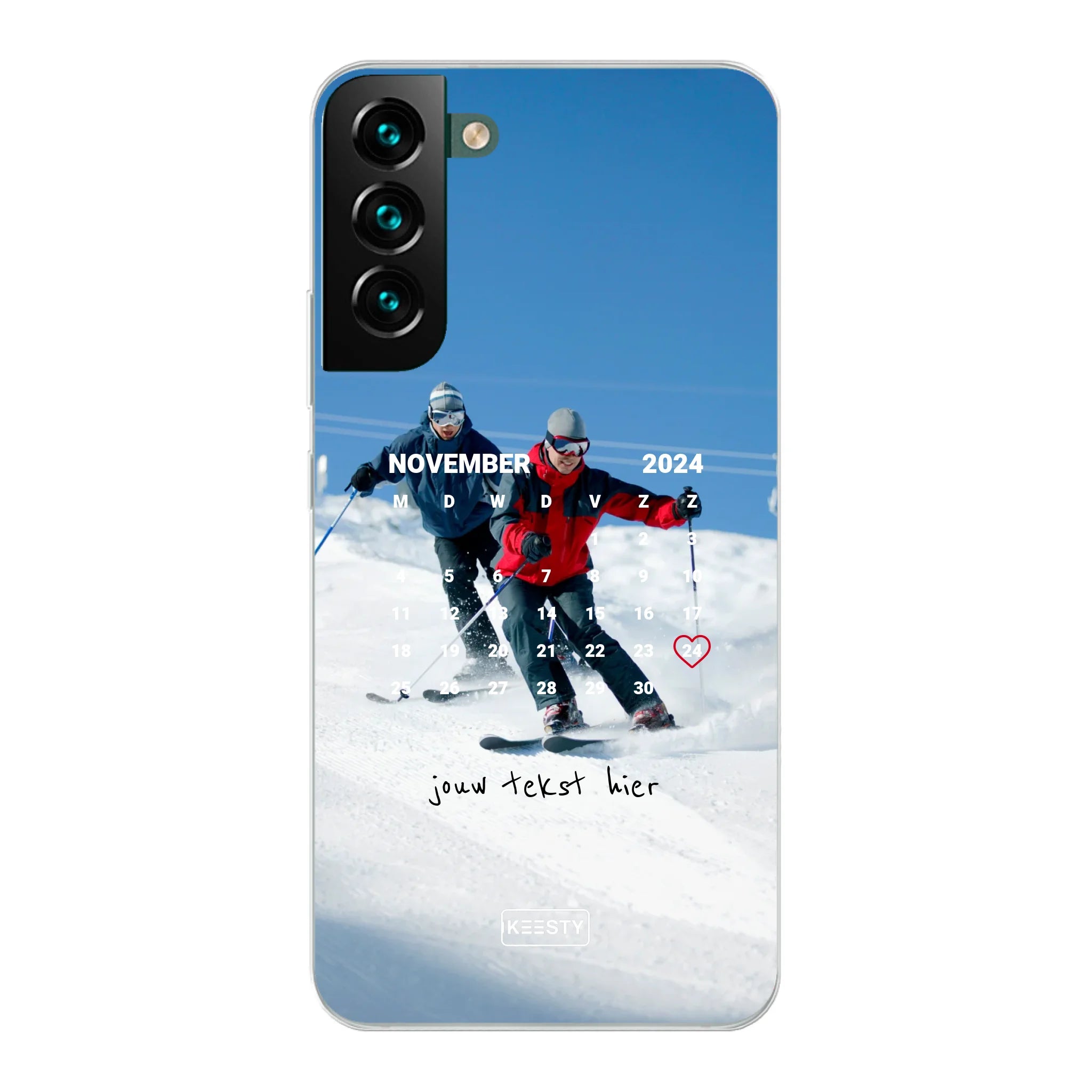 Telefoonhoesje Met Foto - Kalender cadeau - Soft hoesje