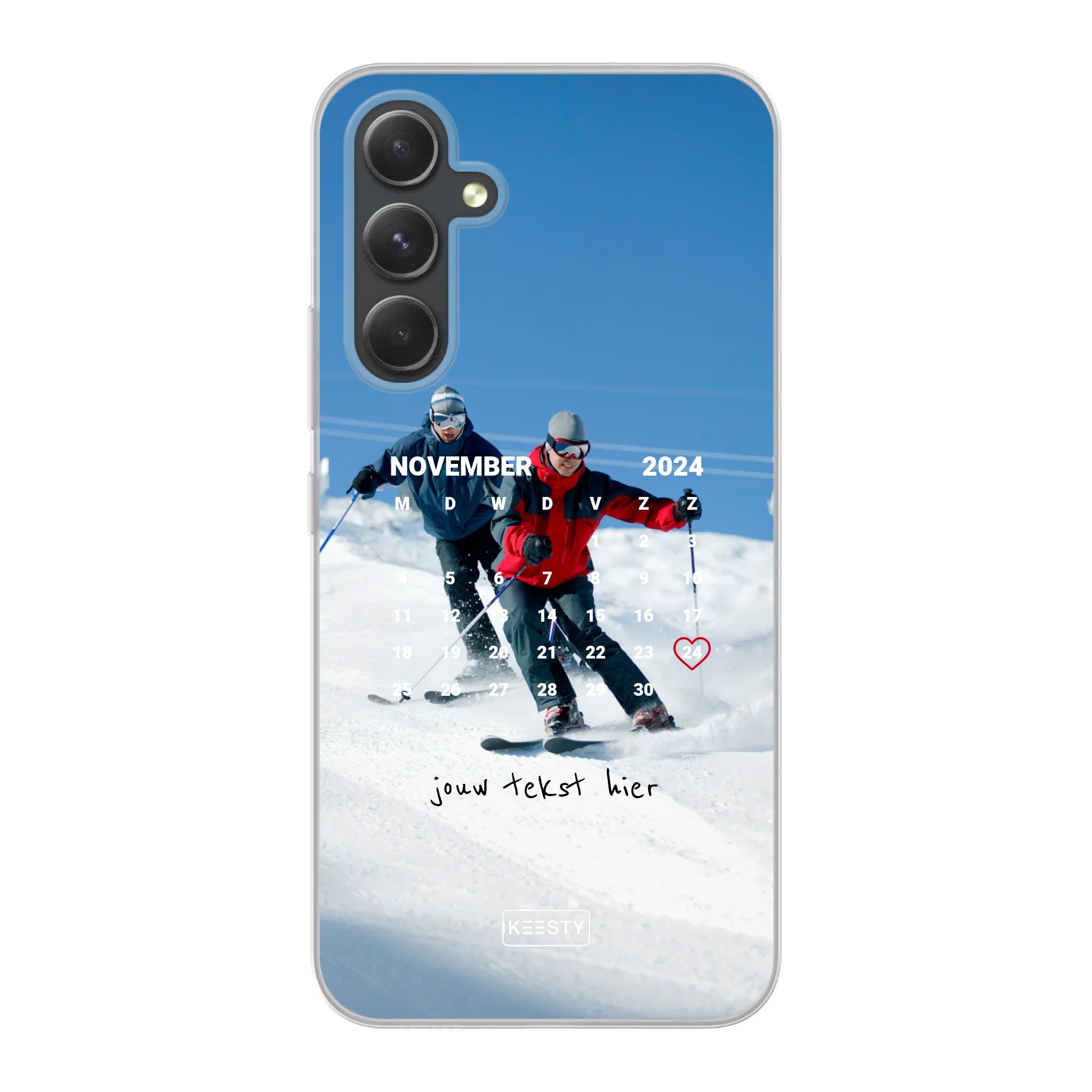Telefoonhoesje Met Foto - Kalender cadeau - Soft hoesje