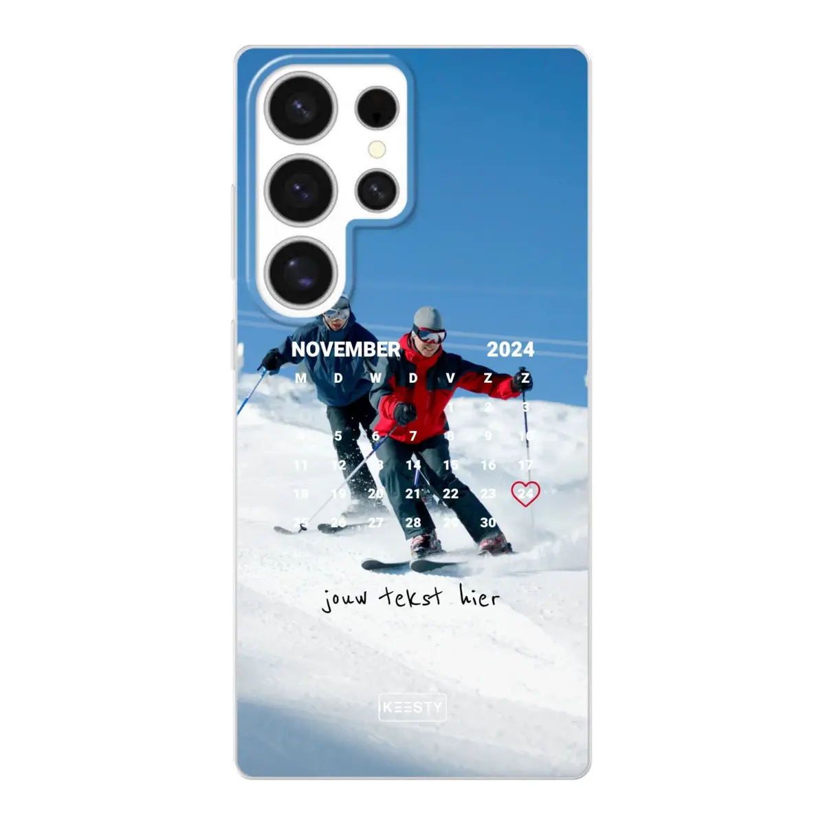 Telefoonhoesje Met Foto - Kalender cadeau - Soft hoesje
