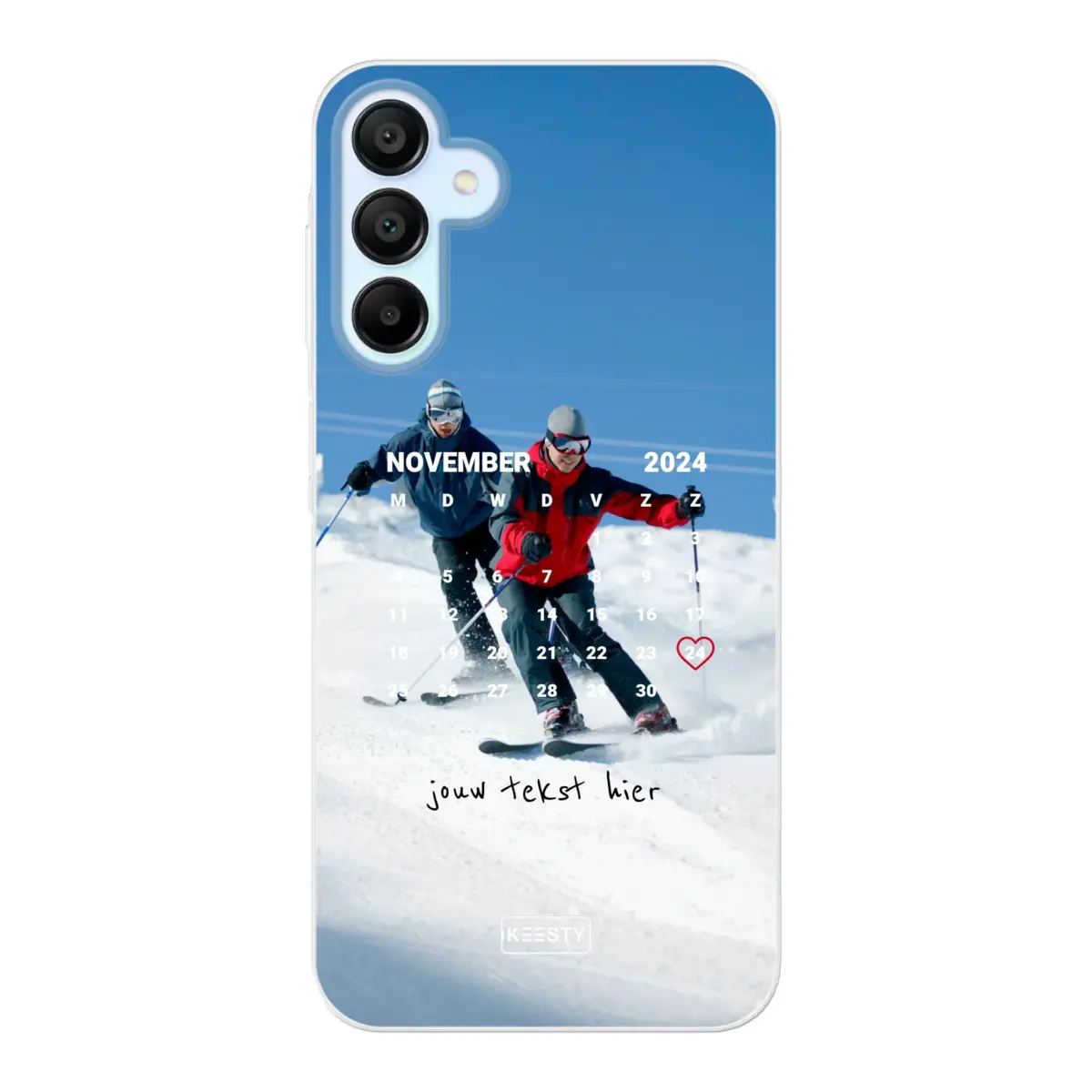 Telefoonhoesje Met Foto - Kalender cadeau - Soft hoesje