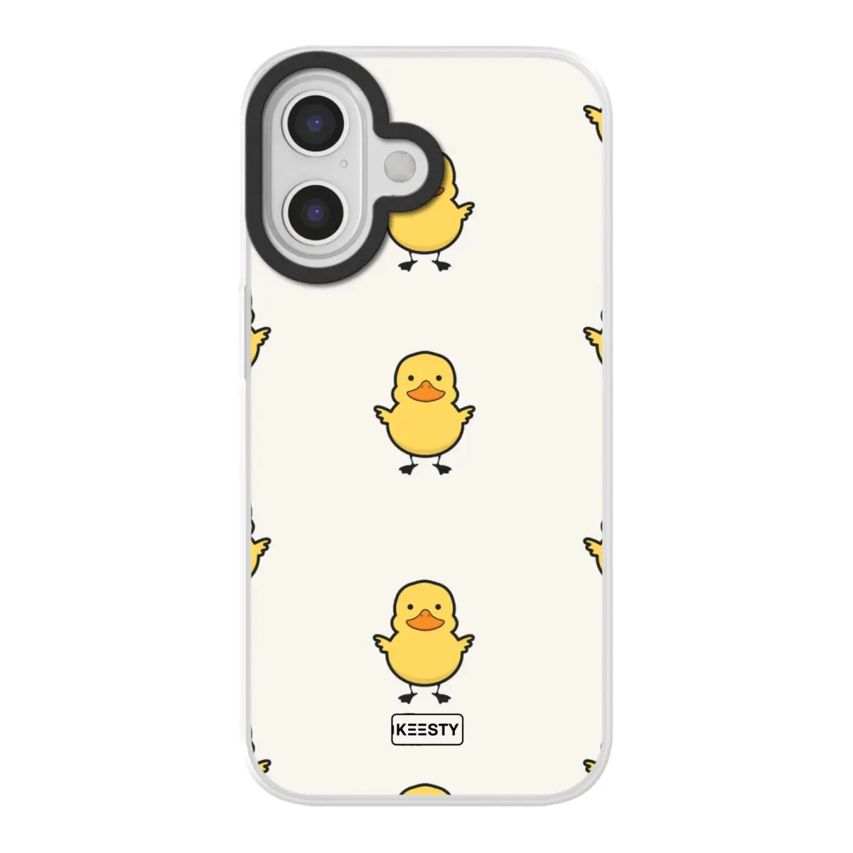 Apple iPhone 17 hybrid case with magsafe back printed transparant