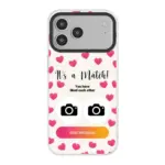 Apple iPhone 17 Pro Max hybrid case with magsafe back printed transparant