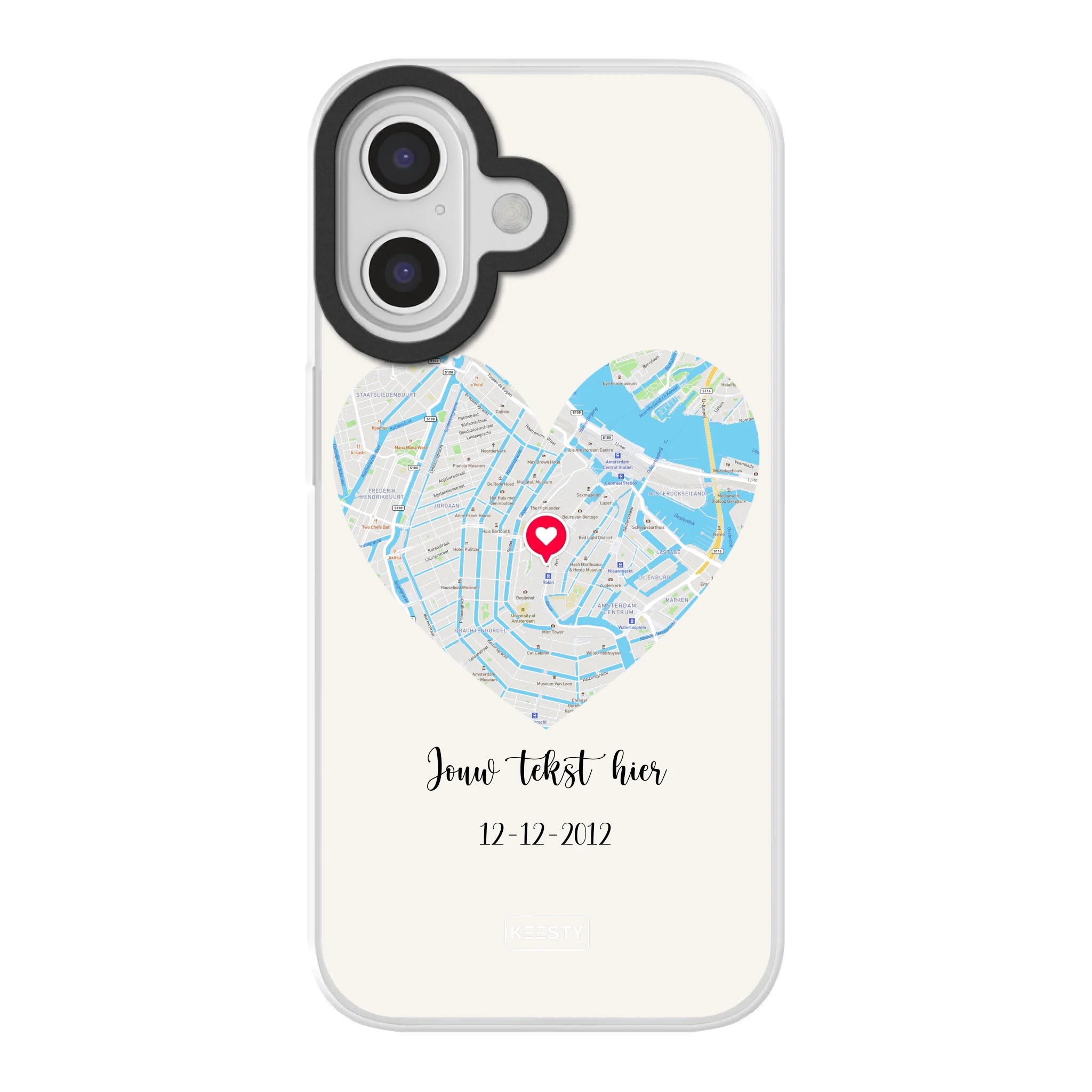 Apple iPhone 17 hybrid case with magsafe back printed transparant