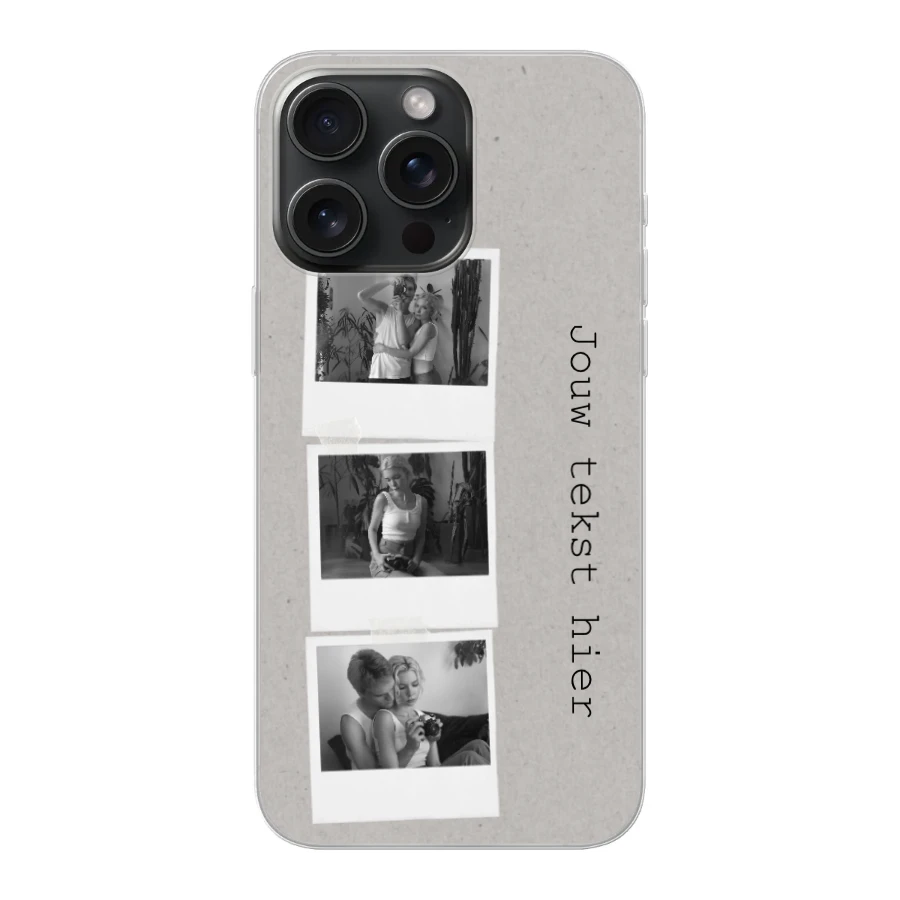 Filmrol °3 - Hoesje Maken - Soft hoesje -  iPhone 15 Plus - Keesty