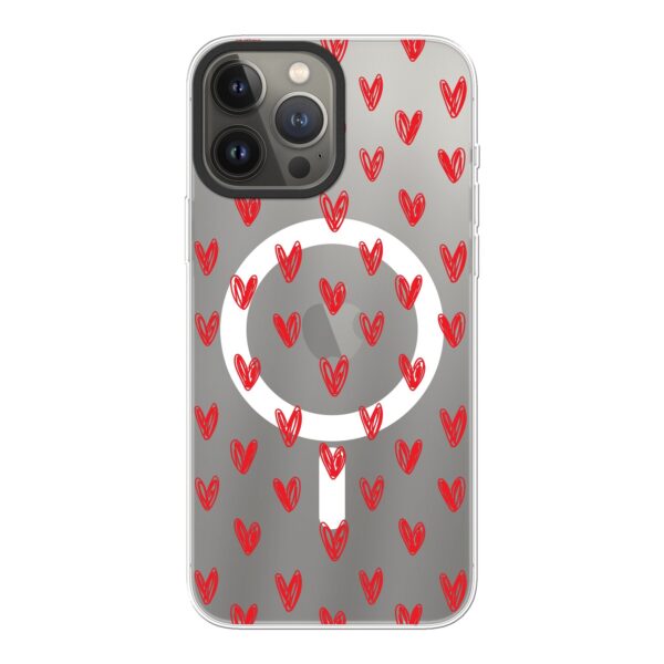 Hearts Telefoonhoesje - MagSafe - iPhone 13 Pro Max - Keesty