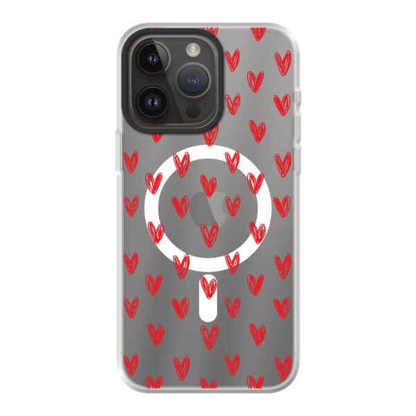Hearts Telefoonhoesje - MagSafe - iPhone 14 Pro Max - Keesty