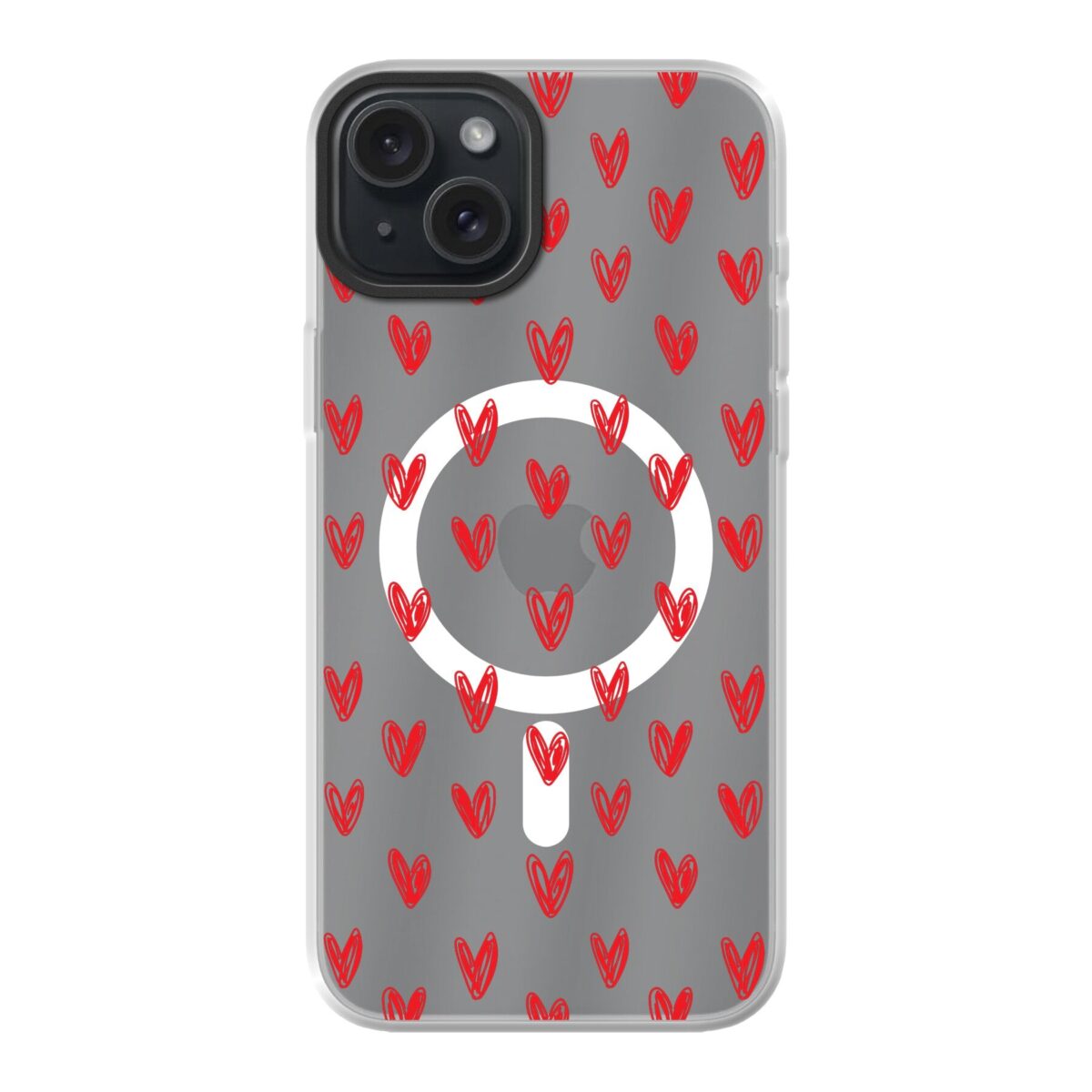 Hearts Telefoonhoesje - MagSafe - iPhone 15 Plus - Keesty