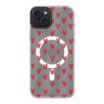 Hearts Telefoonhoesje - MagSafe - iPhone 15 Plus - Keesty