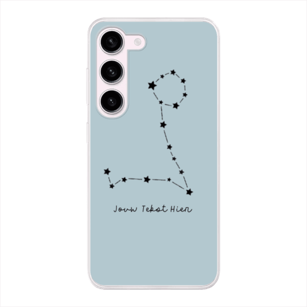 Horoscoop °1 - telefoonhoesje maken   - Soft hoesje - Samsung S23 - Keesty