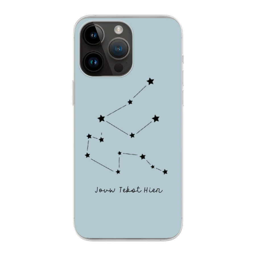Horoscoop °1 - telefoonhoesje maken - Soft hoesje - iPhone 14 Pro Max - Keesty