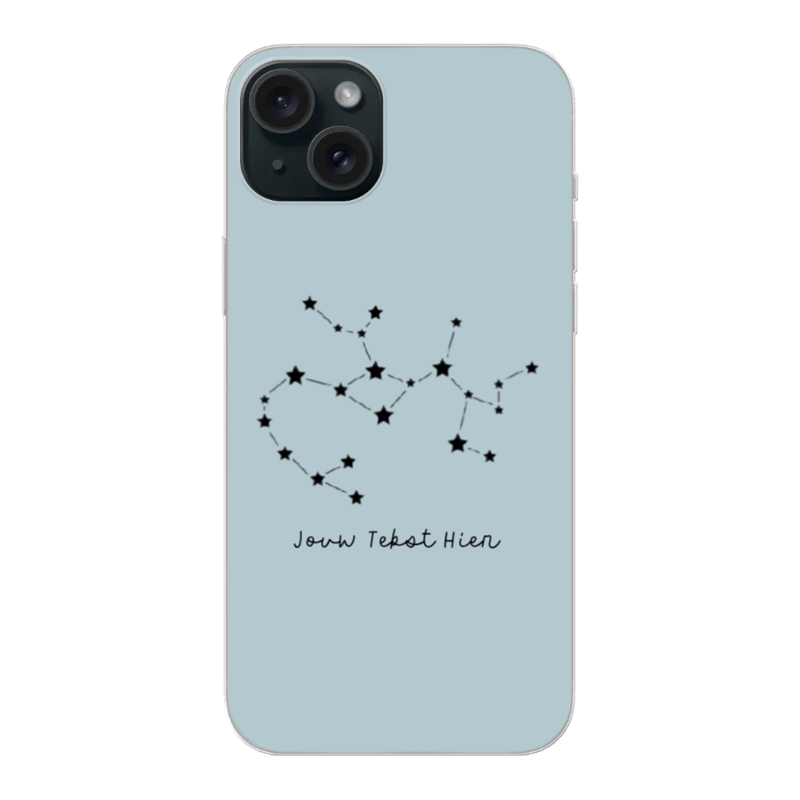 Horoscoop °1 - telefoonhoesje maken - Soft hoesje - iPhone 15 Plus - Keesty