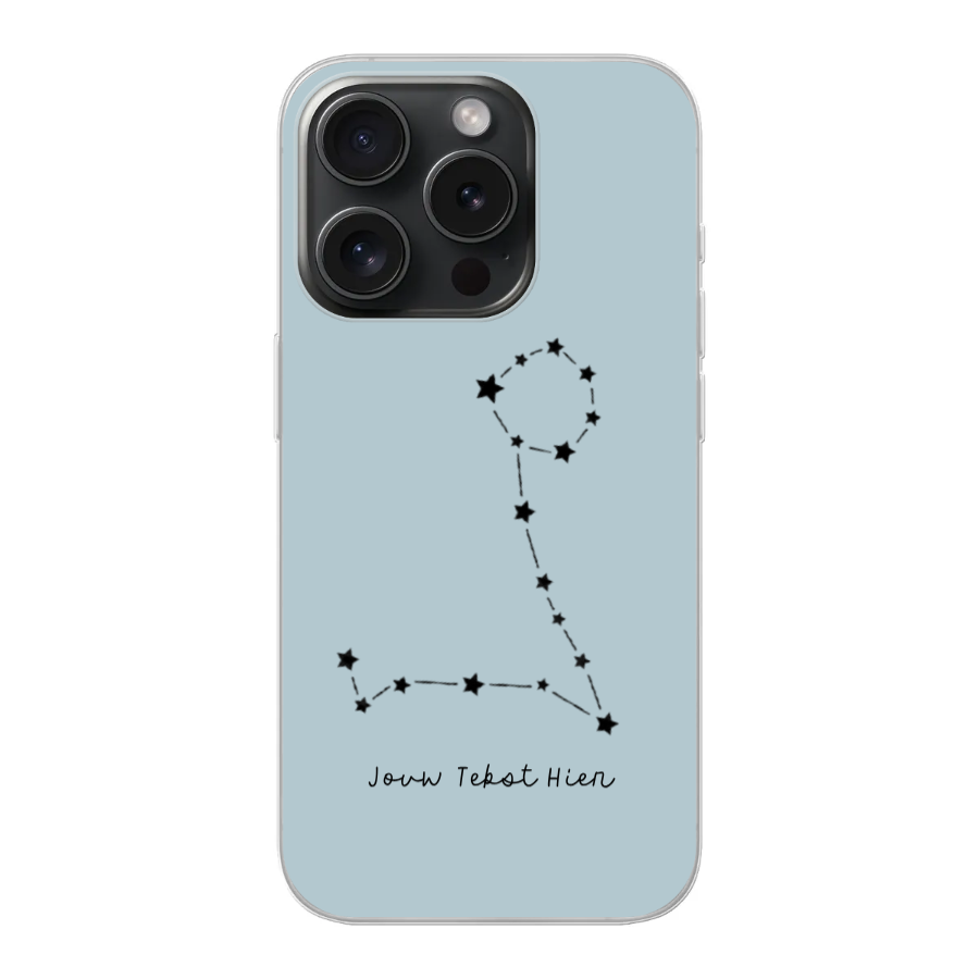 Horoscoop °1 - telefoonhoesje maken - Soft hoesje - iPhone 15 Pro - Keesty