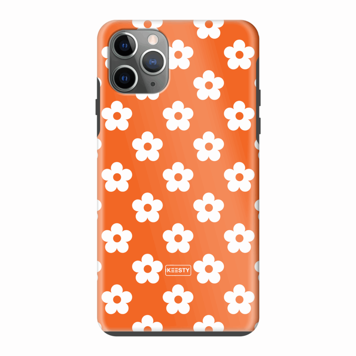 Telefoonhoesje personaliseren - Floral 4 - Tough hoesje