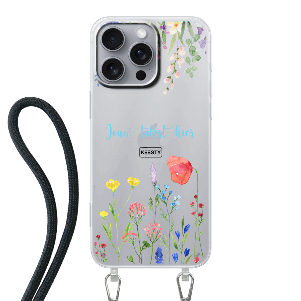 Telefoonhoesje Maken Koord Bloemen 2