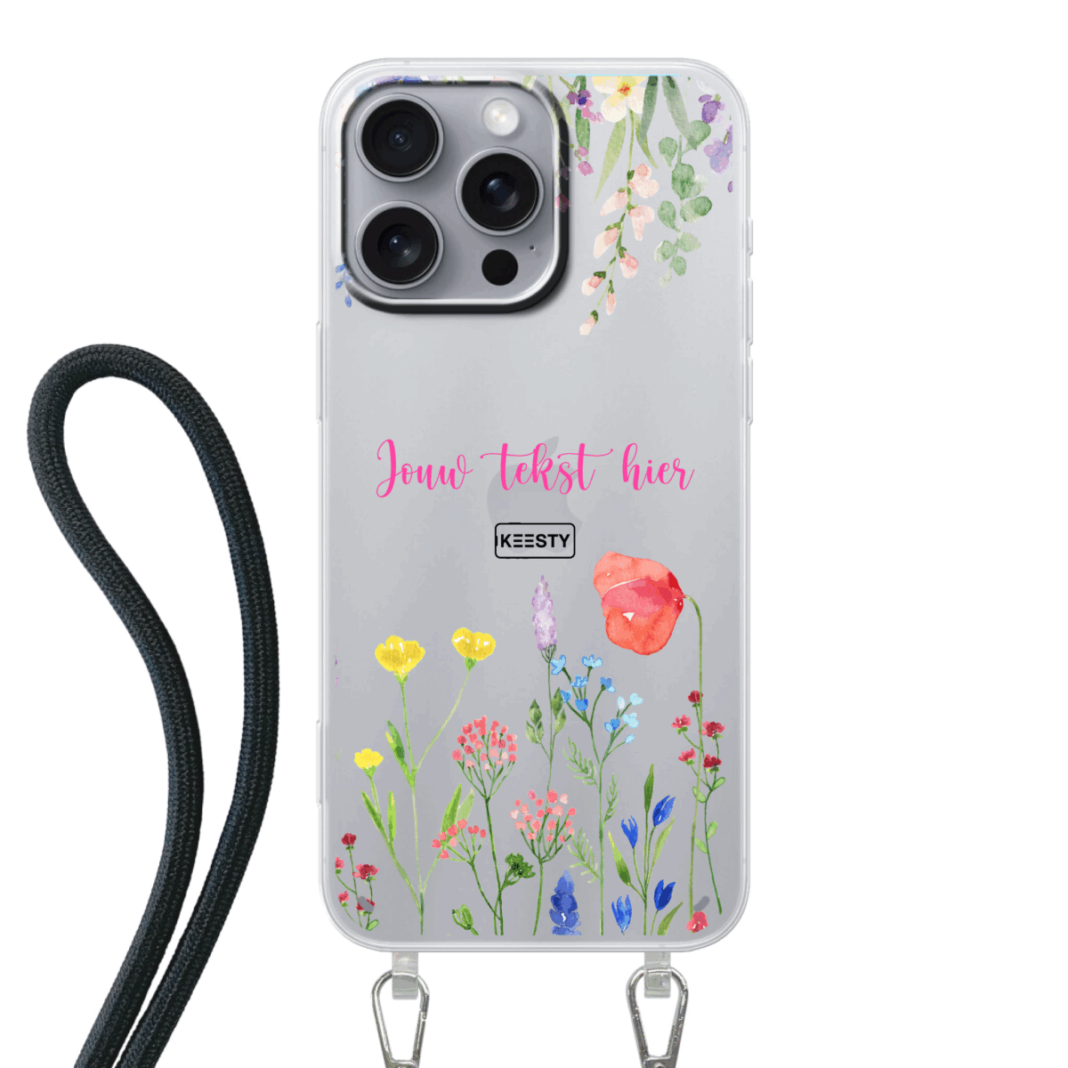 Telefoonhoesje Maken Koord Bloemen 2