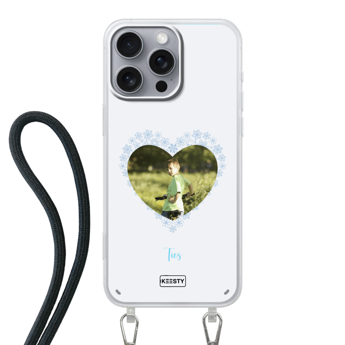 Telefoonhoesje Maken - Floral 4 - Hoesje met koord