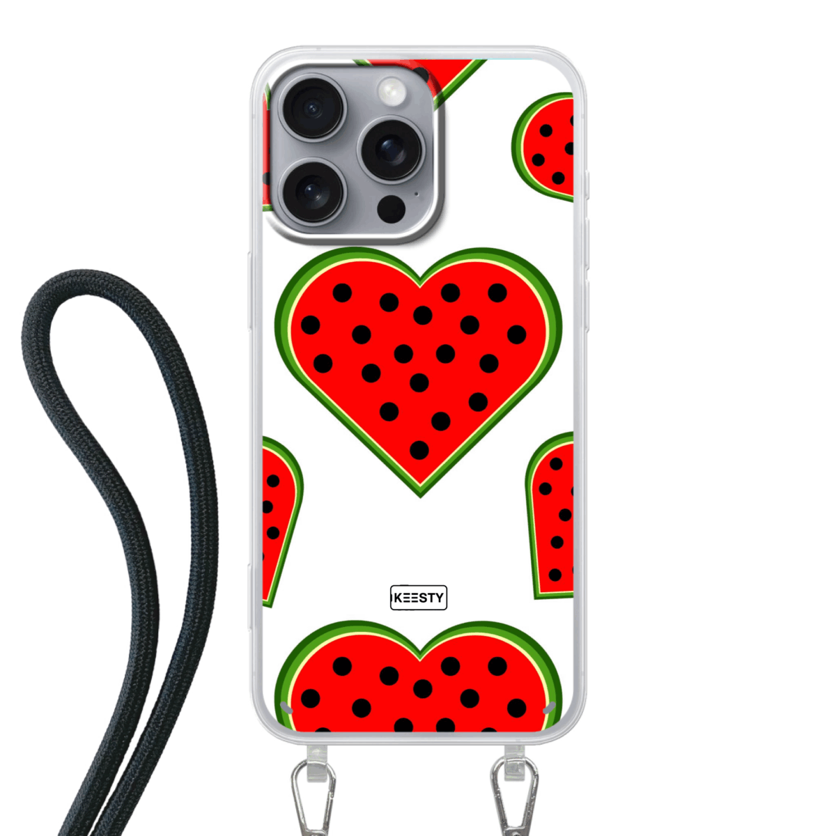 Watermelon - Telefoonhoesje met koord Maken - Keesty