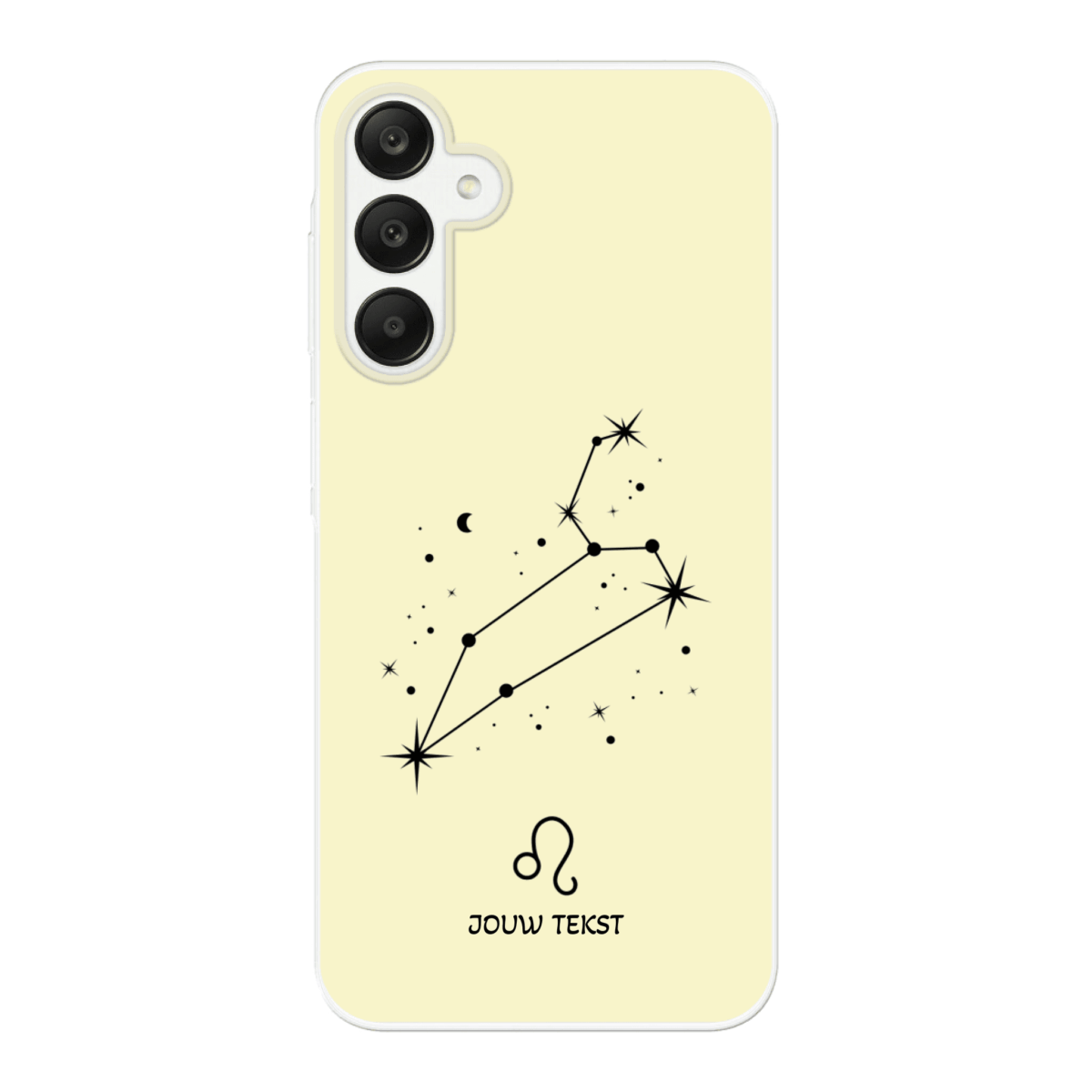 Horoscoop °1 - telefoonhoesje maken   - Soft hoesje - Samsung A25 - Keesty