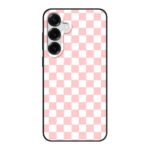 Telefoonhoesje Ontwerpen - Roze Check - Smartphone case