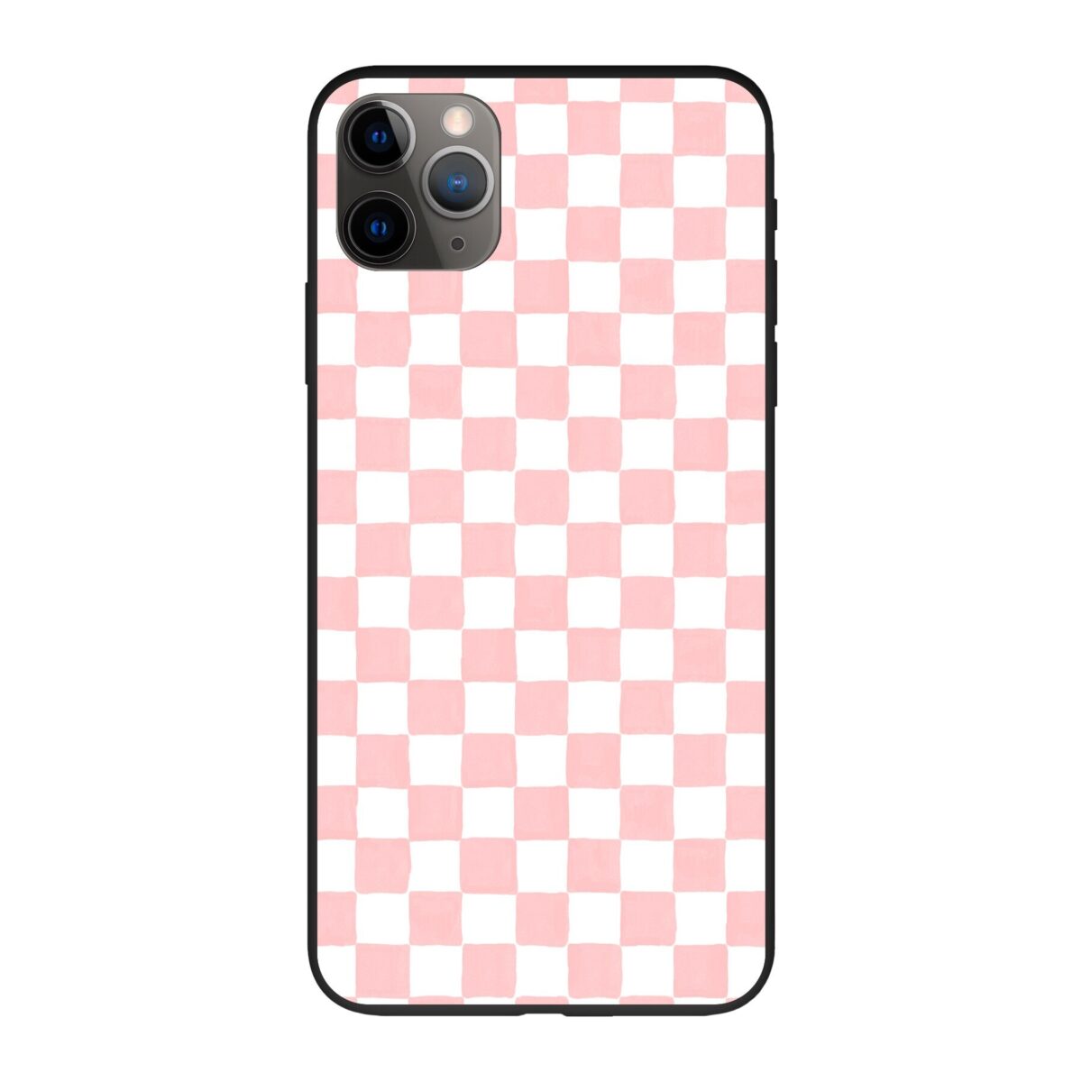 Telefoonhoesje Ontwerpen - Roze Check - Smartphone case