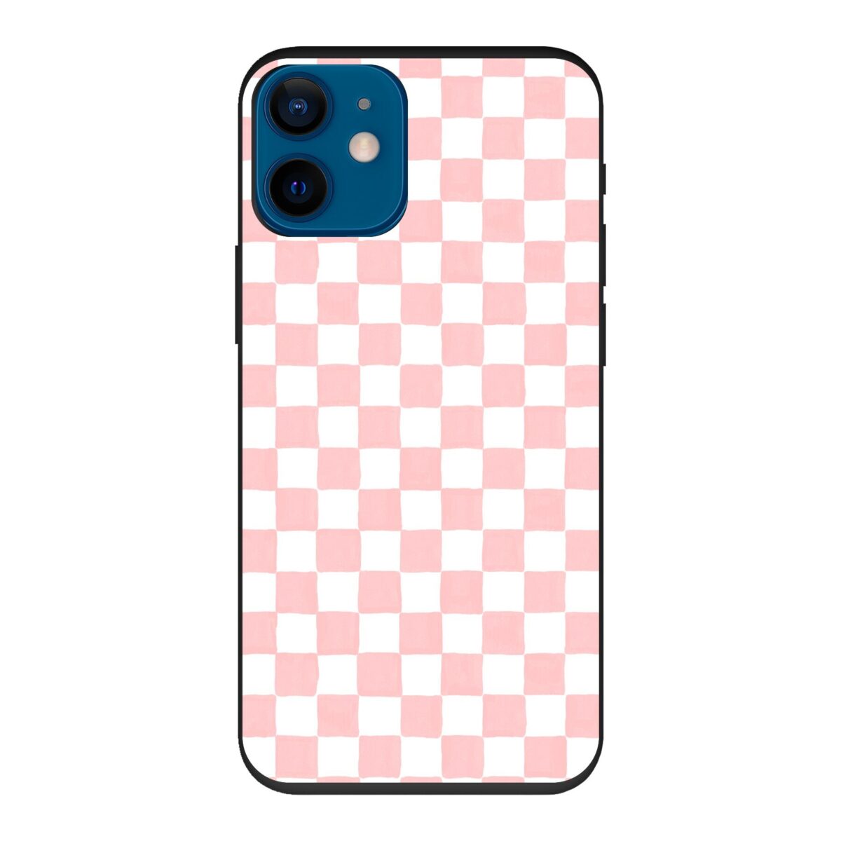 Telefoonhoesje Ontwerpen - Roze Check - Smartphone case