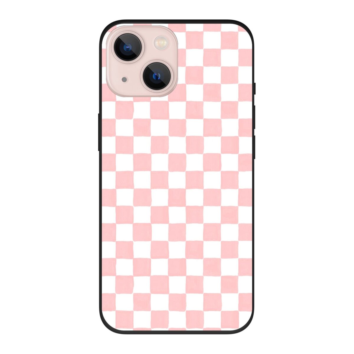 Telefoonhoesje Ontwerpen - Roze Check - Smartphone case