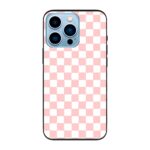 Telefoonhoesje Ontwerpen - Roze Check - Smartphone case