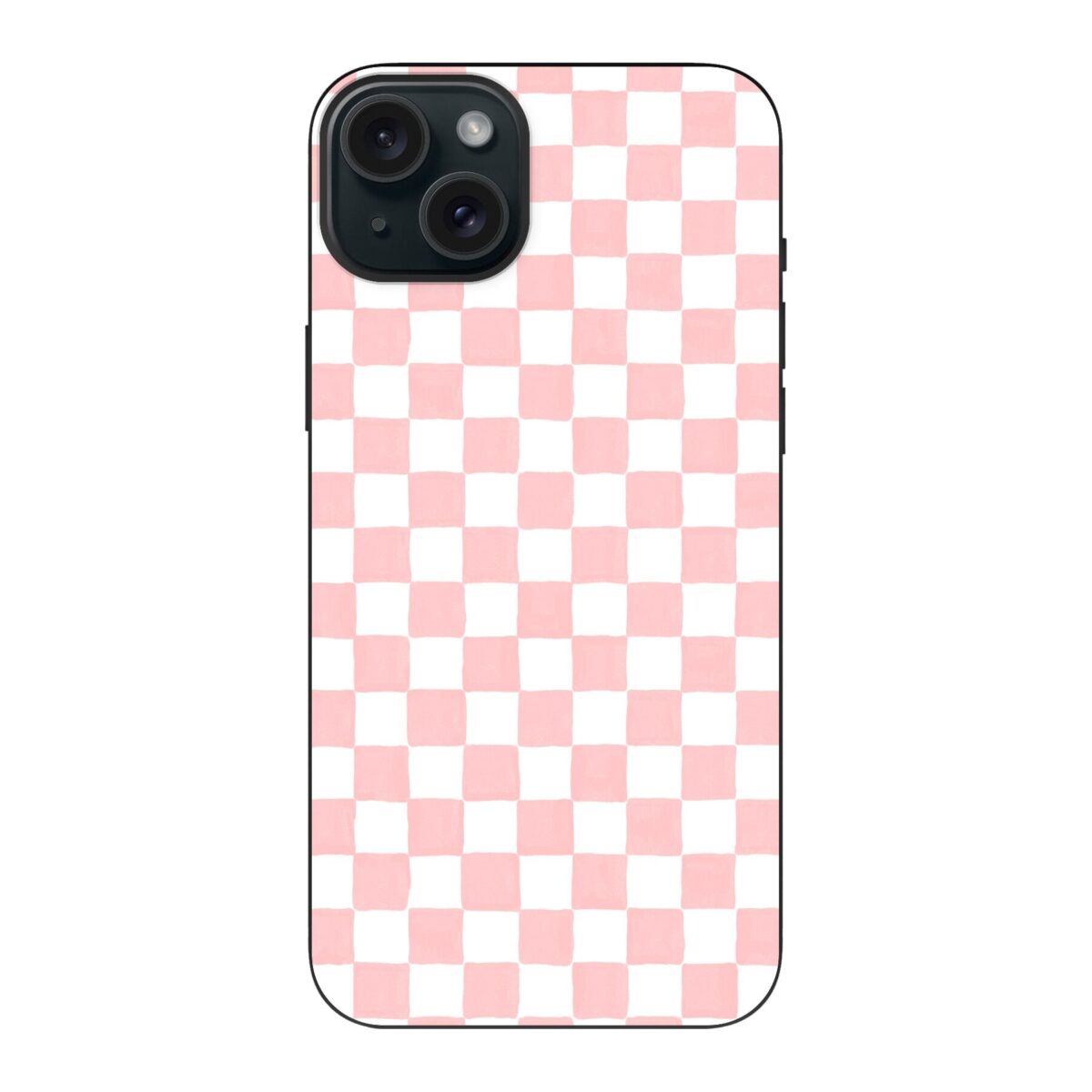 Telefoonhoesje Ontwerpen - Roze Check - Smartphone case