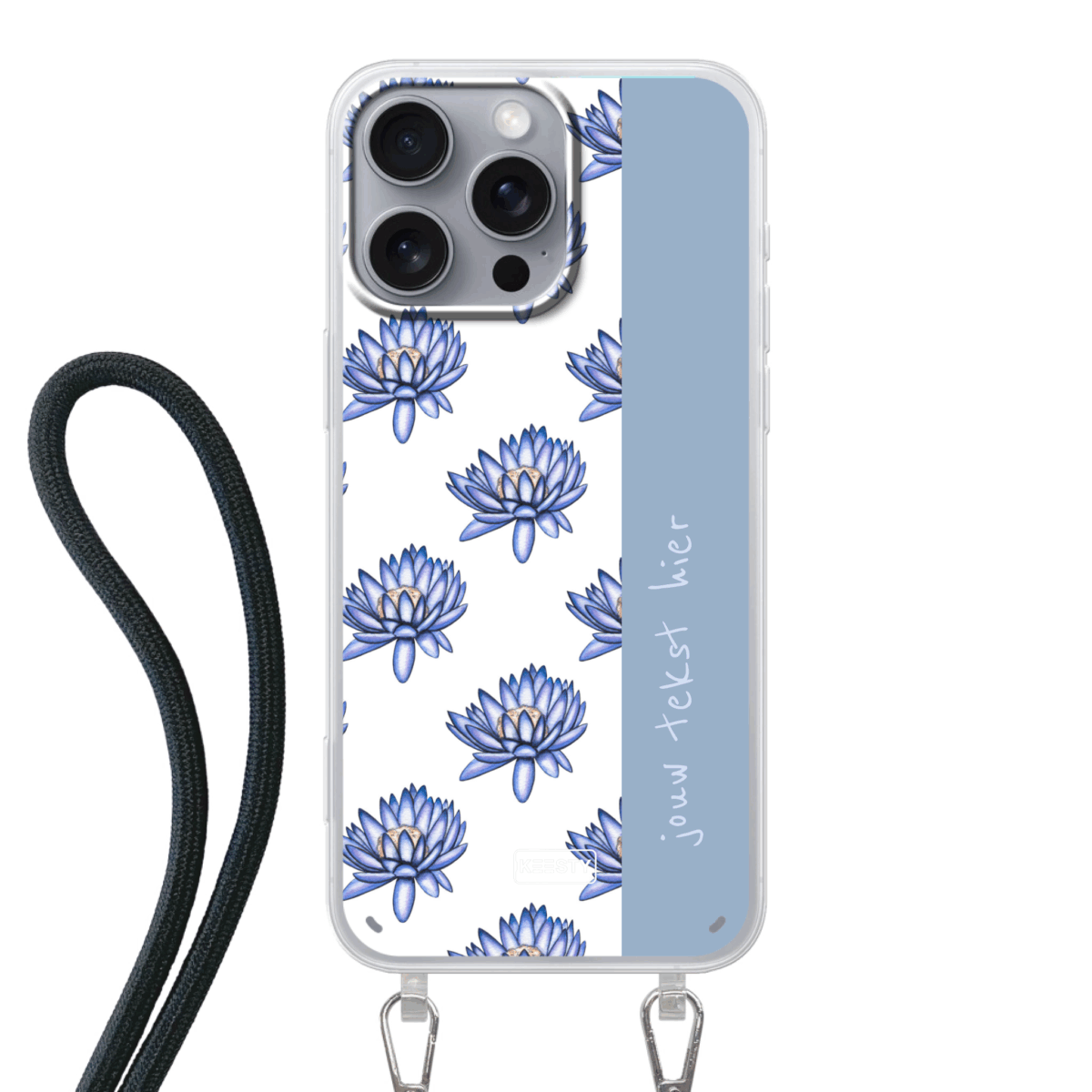 Naam °1 - Coastal Blue - Hoesje Met Koord Maken - Keesty